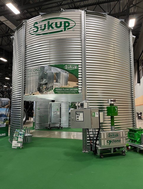 Sukup Manufacturing Co. at the Iowa Ag Expo in 2023.